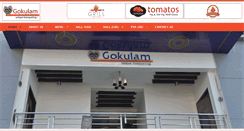 Desktop Screenshot of gokulamfunctionhalls.com